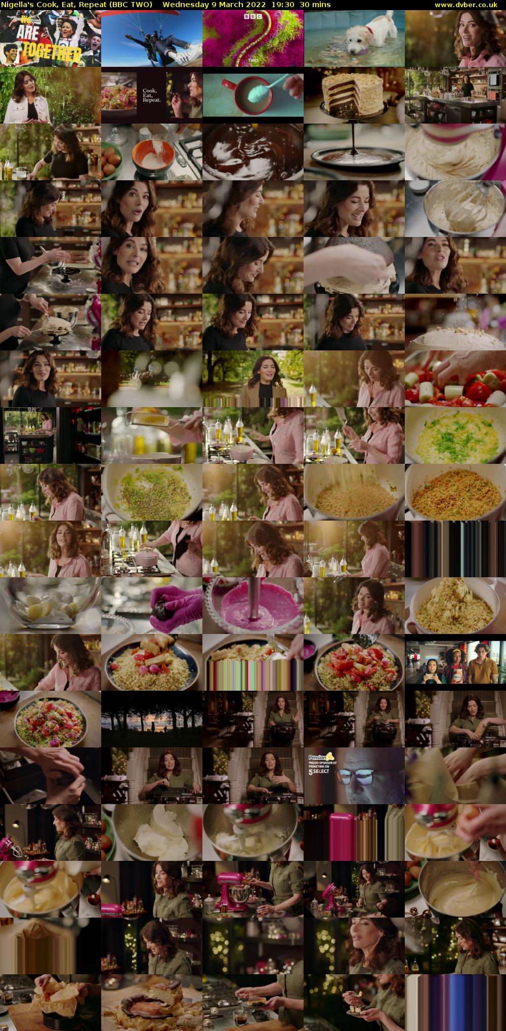 Nigella's Cook, Eat, Repeat (BBC TWO) Wednesday 9 March 2022 19:30 - 20:00