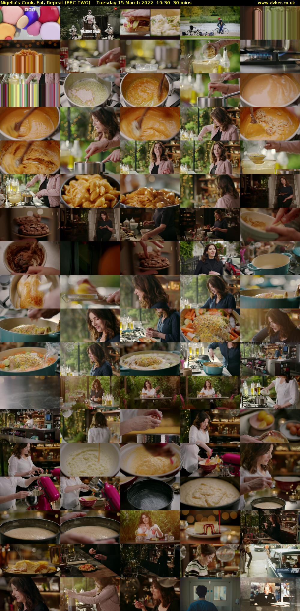 Nigella's Cook, Eat, Repeat (BBC TWO) Tuesday 15 March 2022 19:30 - 20:00