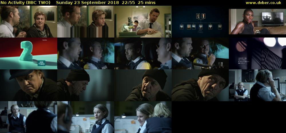 No Activity (BBC TWO) Sunday 23 September 2018 22:55 - 23:20