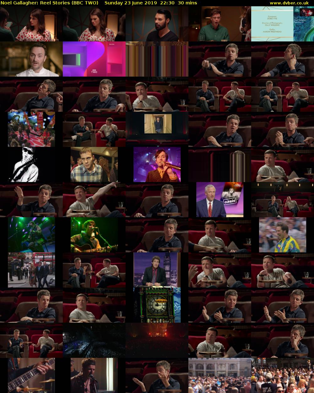 Noel Gallagher: Reel Stories (BBC TWO) Sunday 23 June 2019 22:30 - 23:00