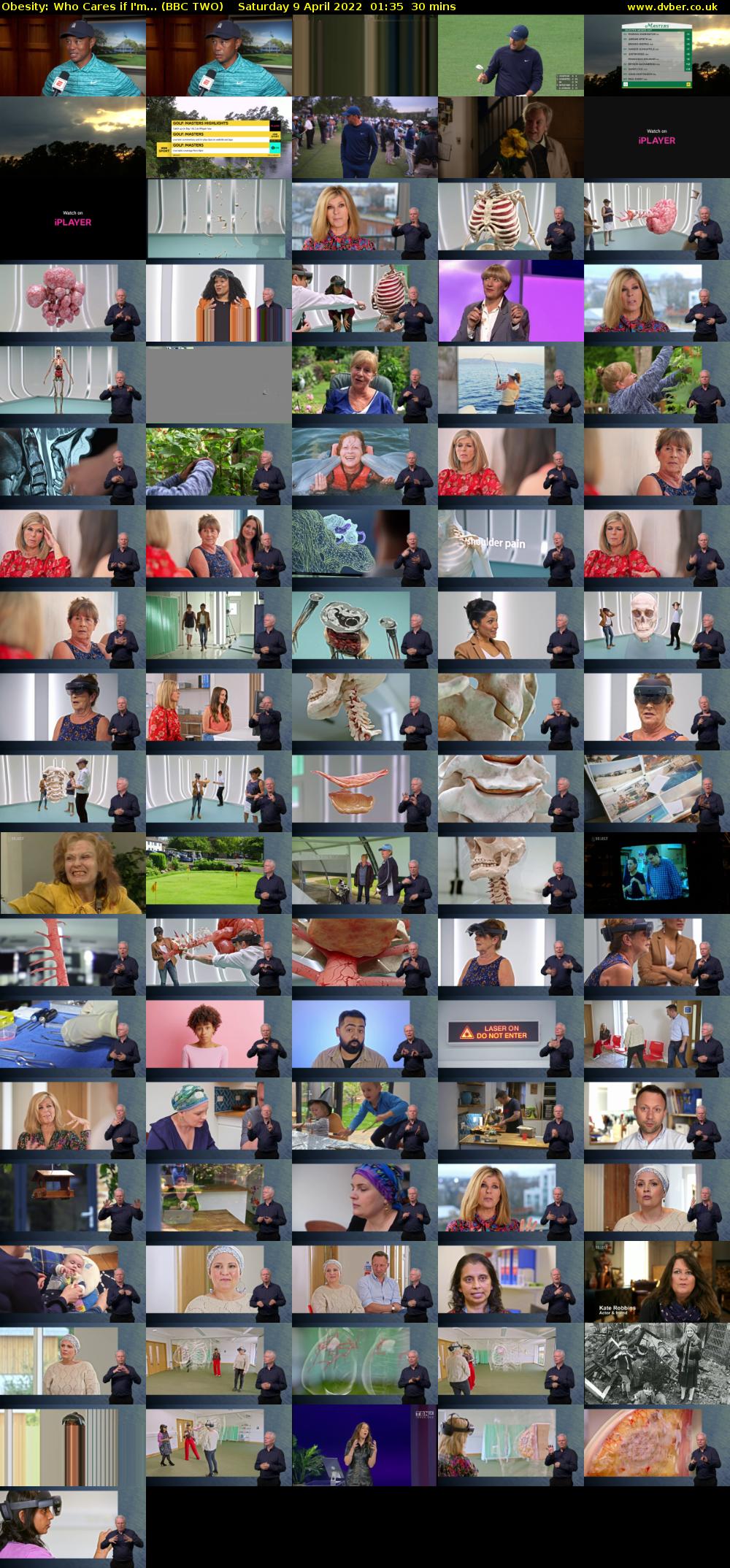 Obesity: Who Cares if I'm... (BBC TWO) Saturday 9 April 2022 01:35 - 02:05