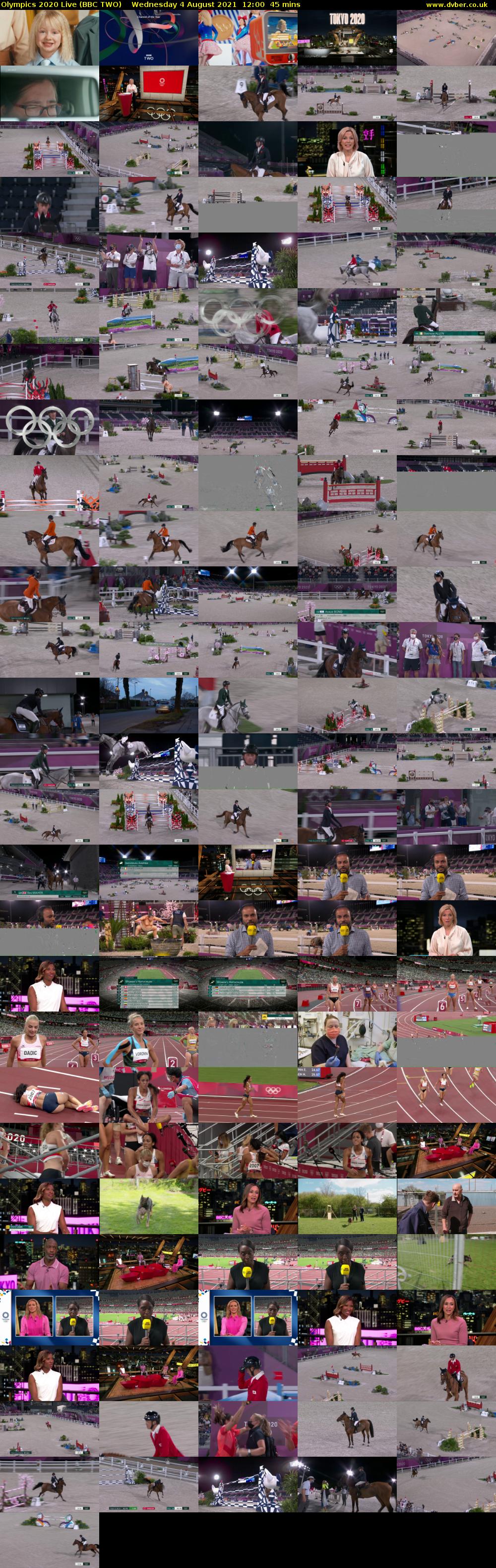 Olympics 2020 Live (BBC TWO) Wednesday 4 August 2021 12:00 - 12:45