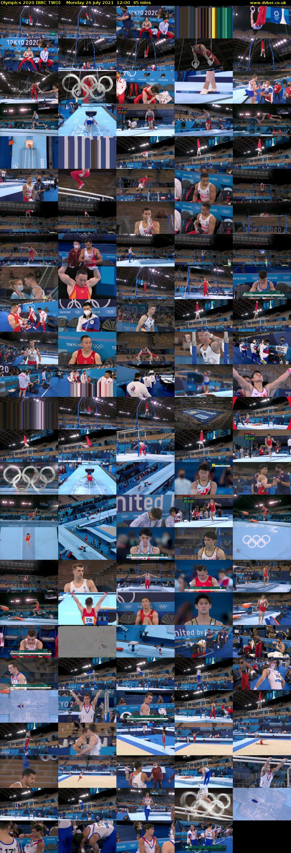 Olympics 2020 (BBC TWO) Monday 26 July 2021 12:00 - 12:45
