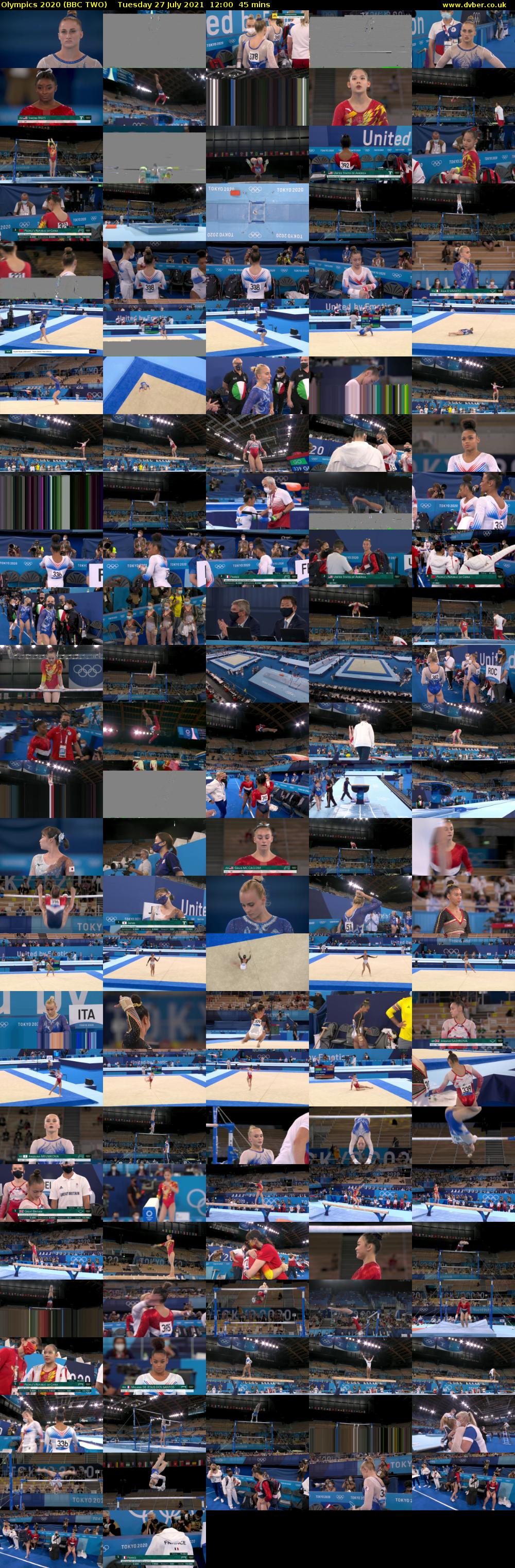 Olympics 2020 (BBC TWO) Tuesday 27 July 2021 12:00 - 12:45