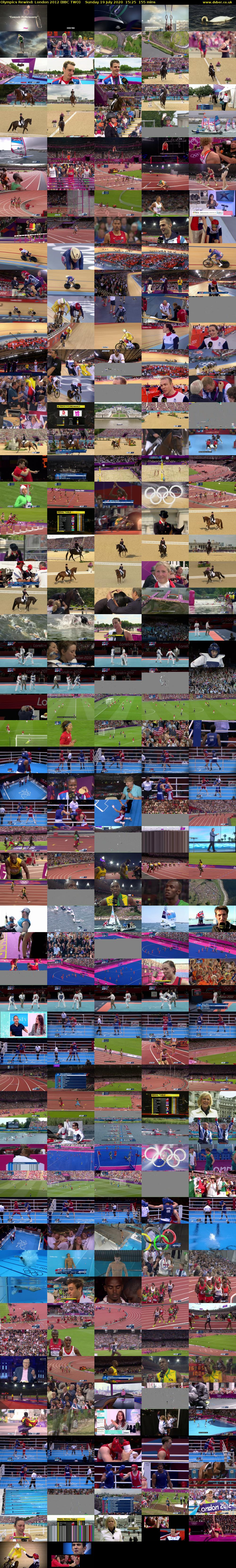 Olympics Rewind: London 2012 (BBC TWO) Sunday 19 July 2020 15:25 - 18:00