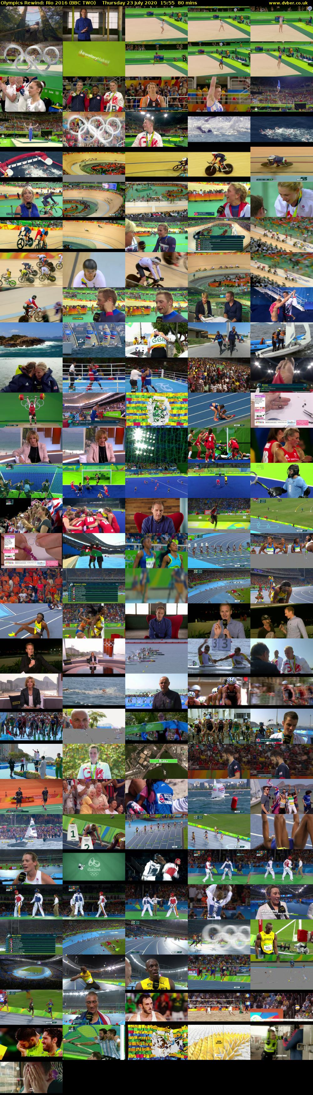 Olympics Rewind: Rio 2016 (BBC TWO) Thursday 23 July 2020 15:55 - 17:15