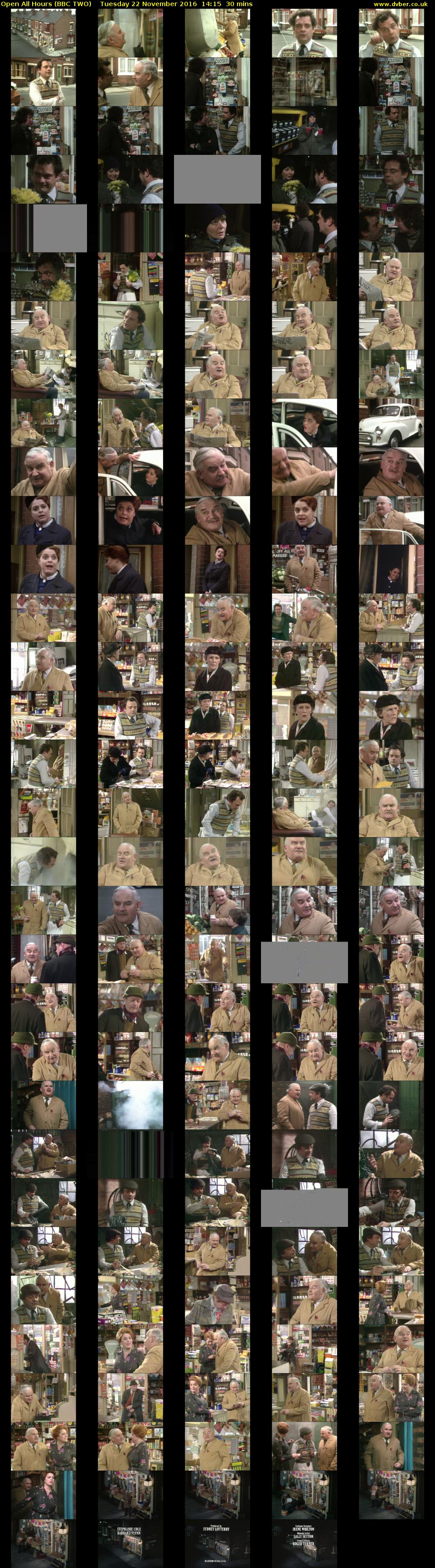 Open All Hours (BBC TWO) Tuesday 22 November 2016 14:15 - 14:45