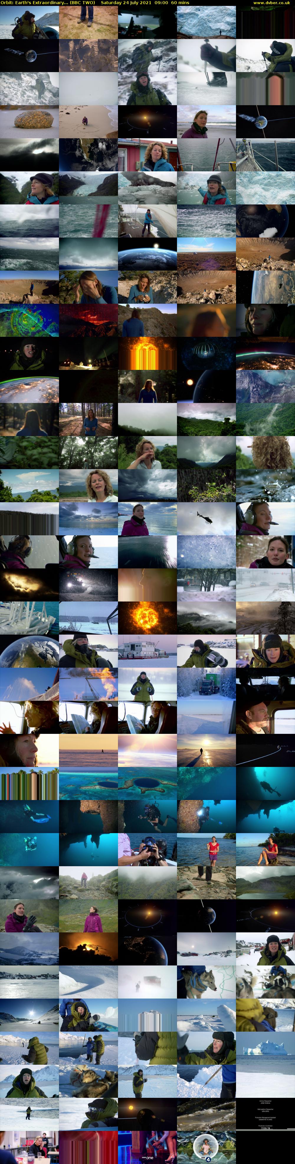 Orbit: Earth's Extraordinary... (BBC TWO) Saturday 24 July 2021 09:00 - 10:00