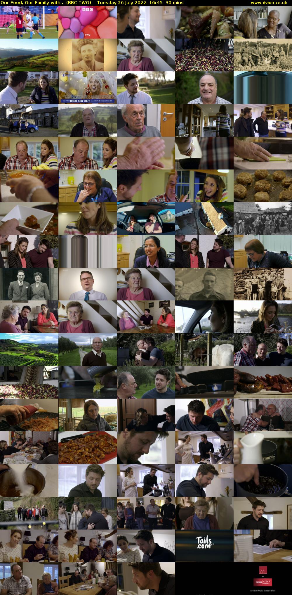 Our Food, Our Family with... (BBC TWO) Tuesday 26 July 2022 16:45 - 17:15