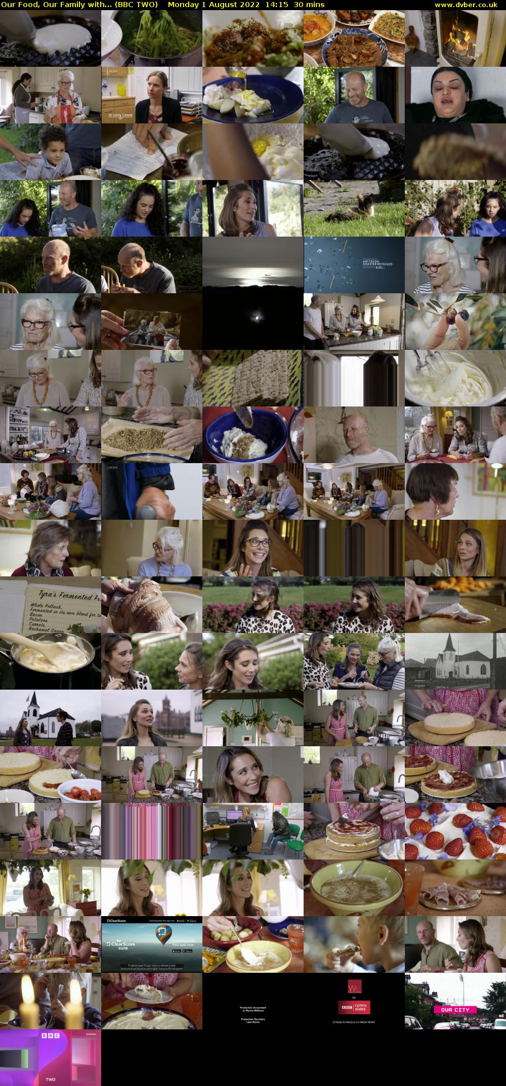 Our Food, Our Family with... (BBC TWO) Monday 1 August 2022 14:15 - 14:45