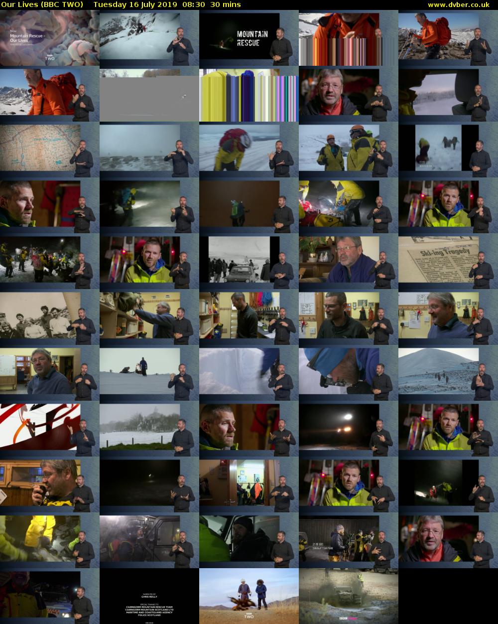 Our Lives (BBC TWO) Tuesday 16 July 2019 08:30 - 09:00