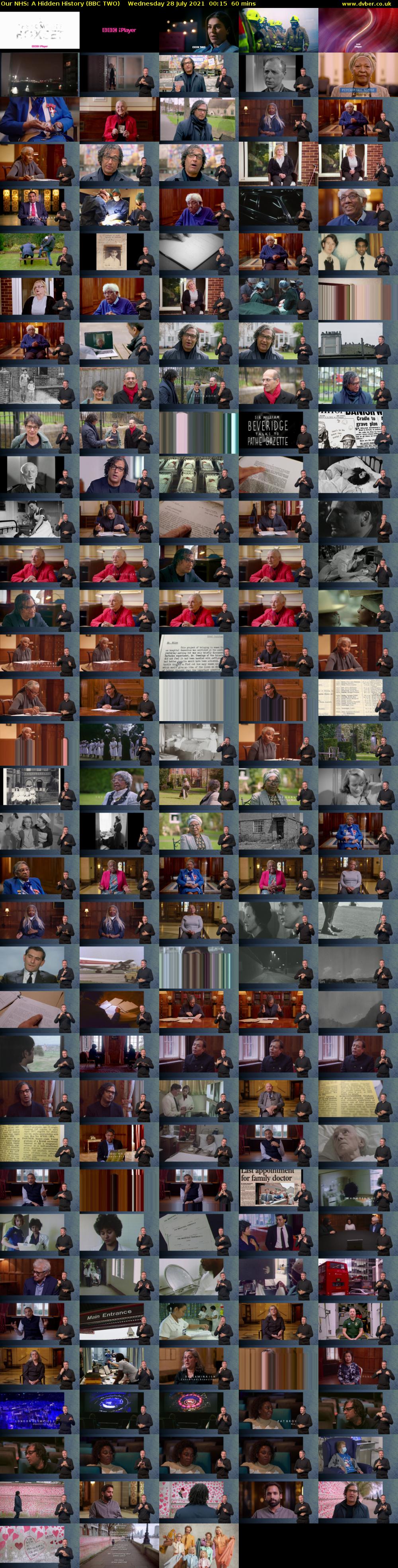 Our NHS: A Hidden History (BBC TWO) Wednesday 28 July 2021 00:15 - 01:15