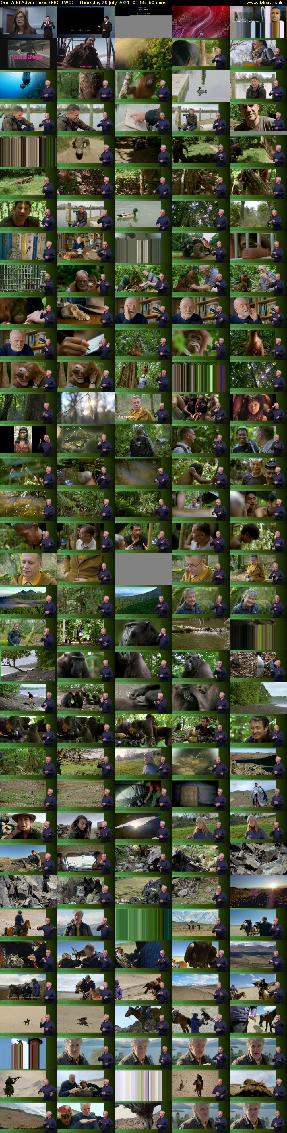 Our Wild Adventures (BBC TWO) Thursday 29 July 2021 01:55 - 02:55