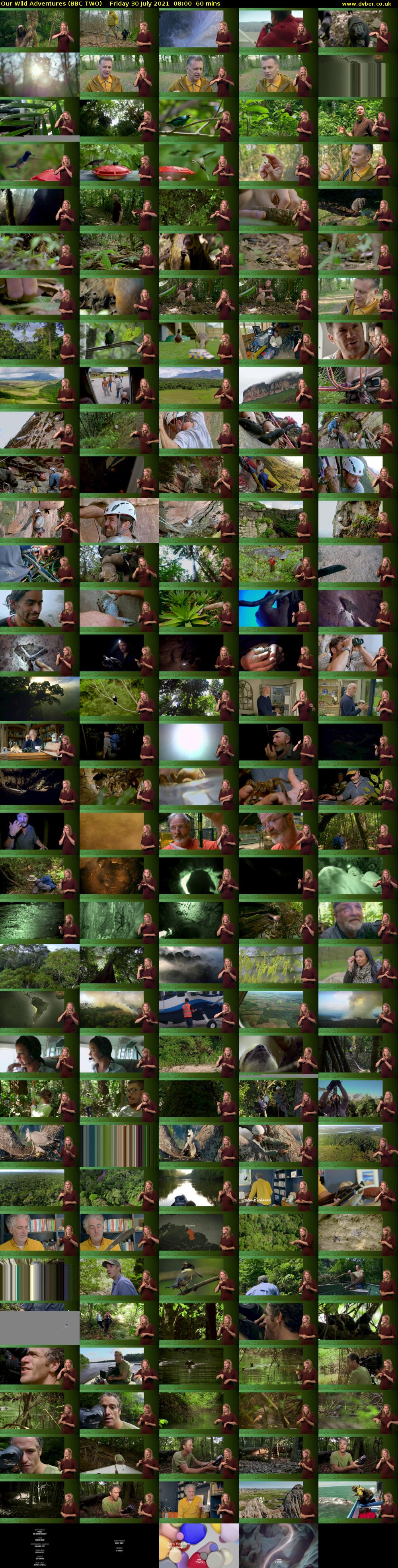 Our Wild Adventures (BBC TWO) Friday 30 July 2021 08:00 - 09:00