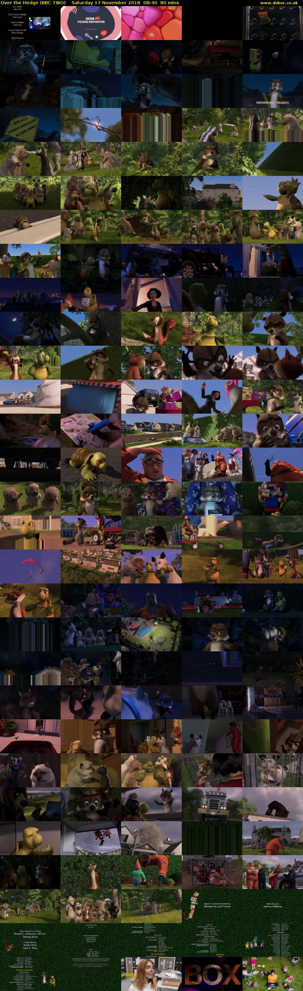Over the Hedge (BBC TWO) Saturday 17 November 2018 08:40 - 10:00