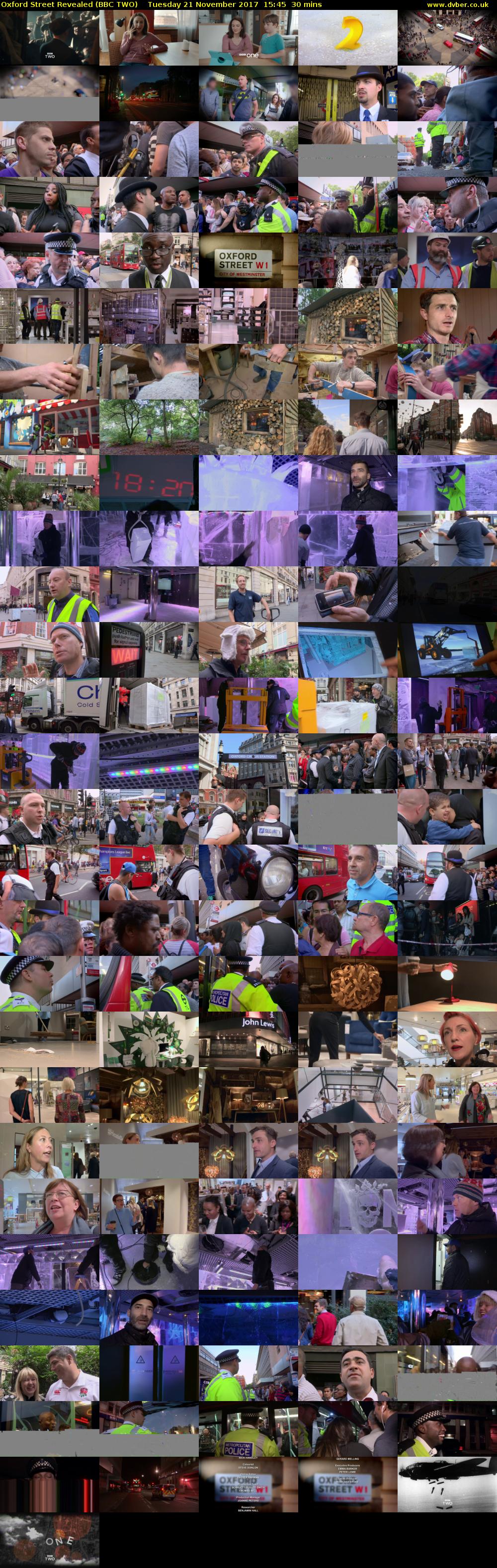 Oxford Street Revealed (BBC TWO) Tuesday 21 November 2017 15:45 - 16:15