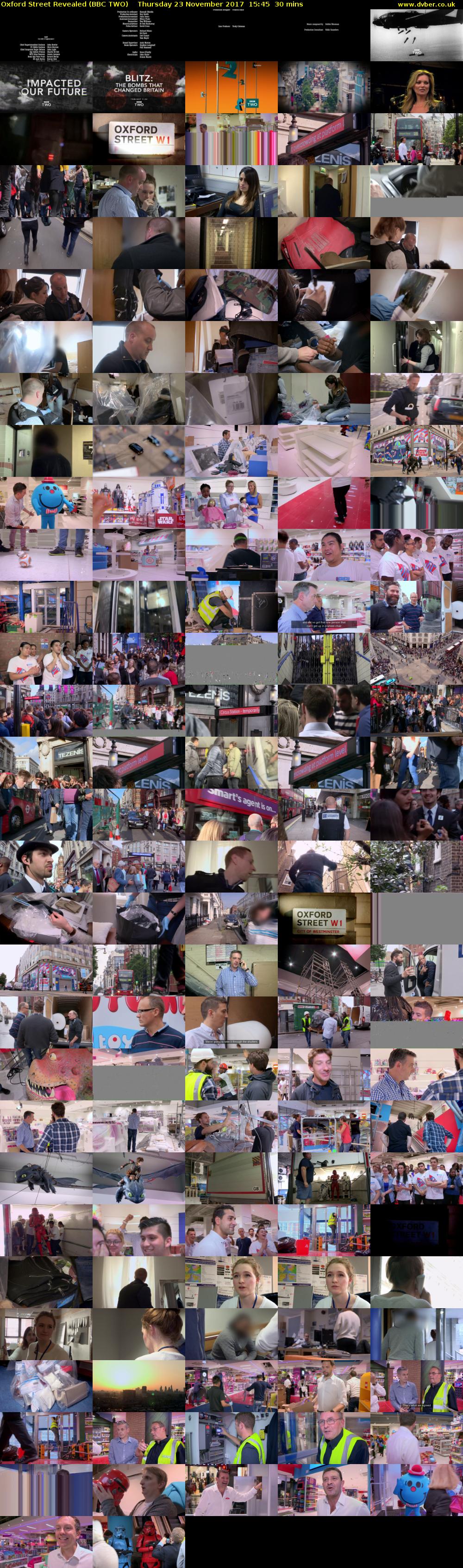 Oxford Street Revealed (BBC TWO) Thursday 23 November 2017 15:45 - 16:15