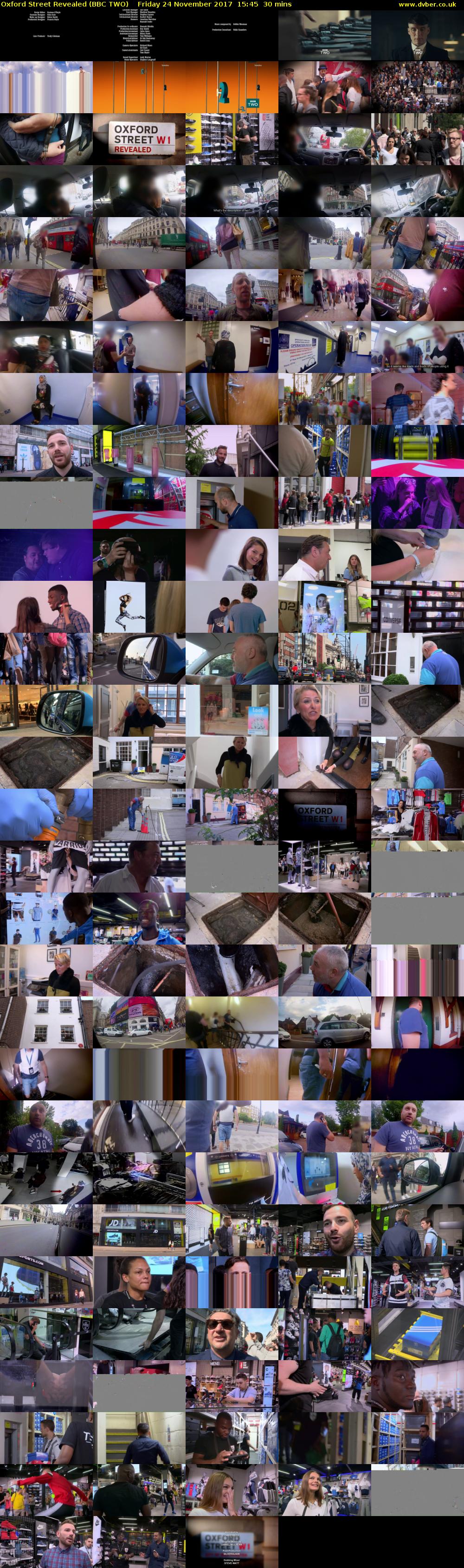 Oxford Street Revealed (BBC TWO) Friday 24 November 2017 15:45 - 16:15