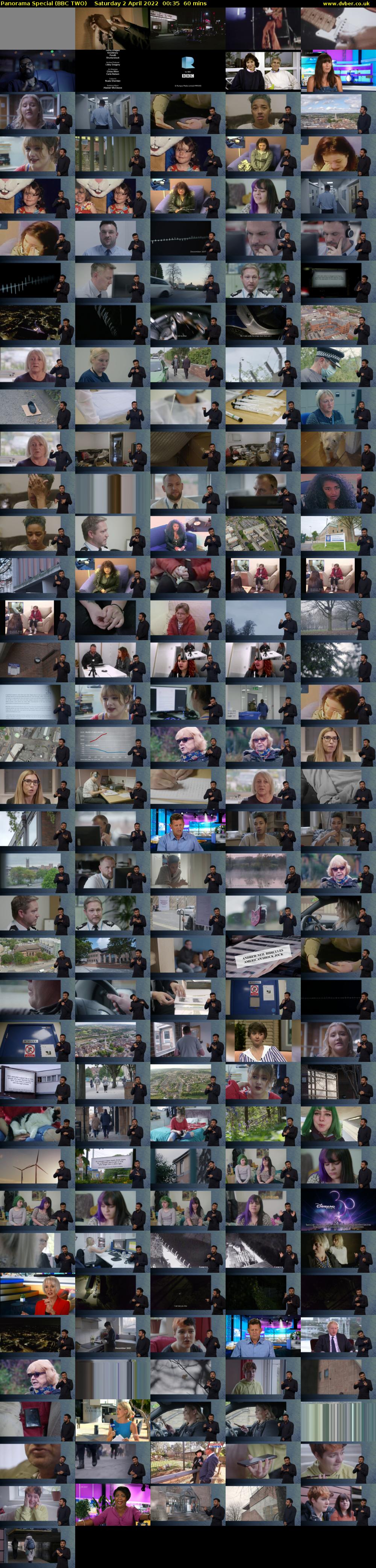 Panorama Special (BBC TWO) Saturday 2 April 2022 00:35 - 01:35