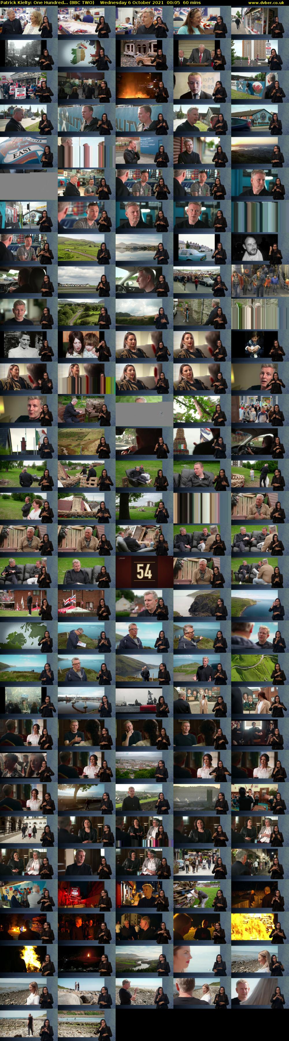 Patrick Kielty: One Hundred... (BBC TWO) Wednesday 6 October 2021 00:05 - 01:05