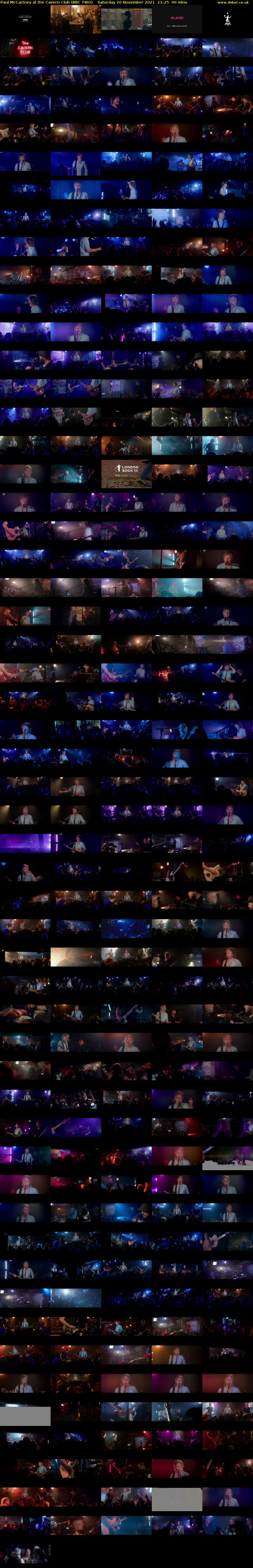 Paul McCartney at the Cavern Club (BBC TWO) Saturday 20 November 2021 21:25 - 22:55