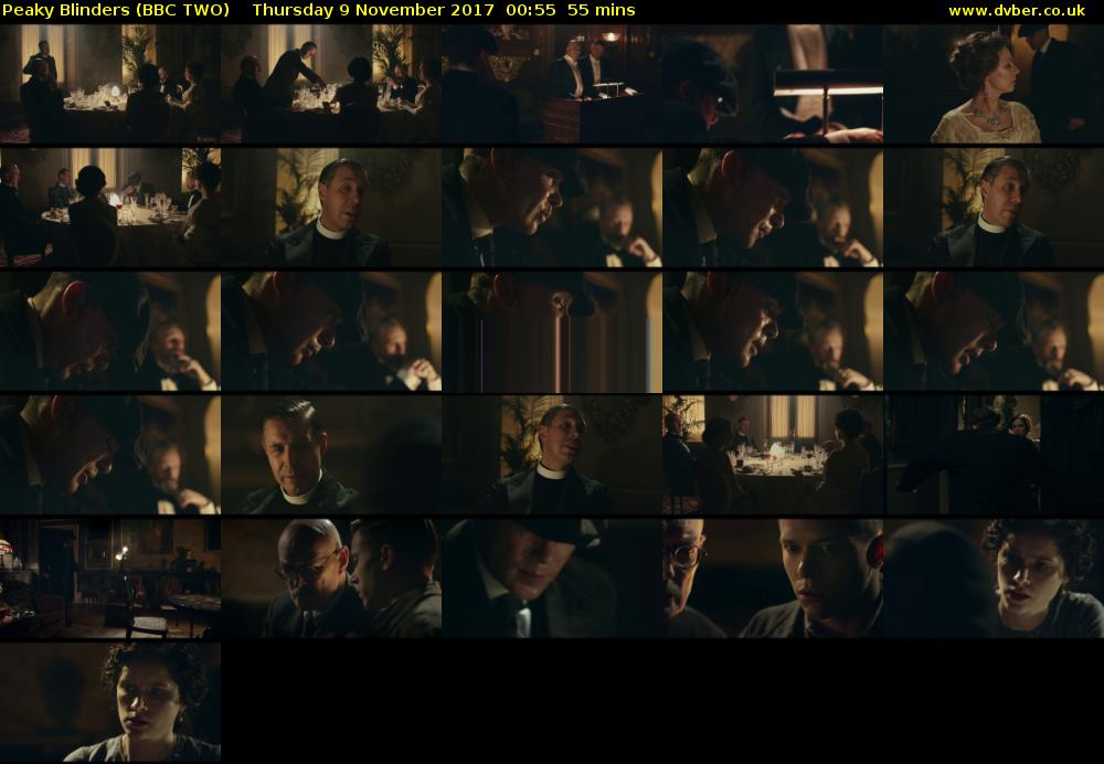 Peaky Blinders (BBC TWO) Thursday 9 November 2017 00:55 - 01:50