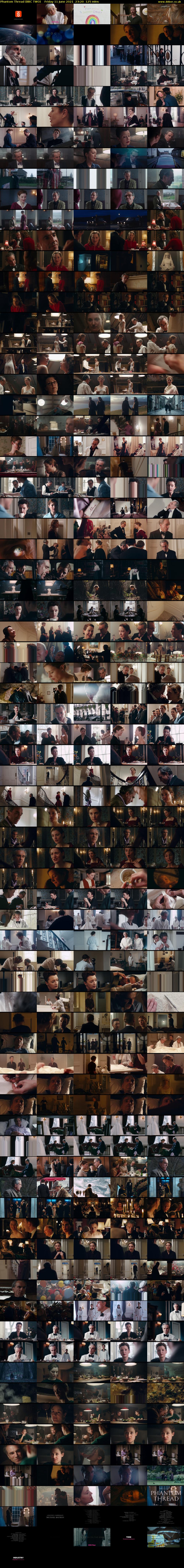 Phantom Thread (BBC TWO) Friday 11 June 2021 23:20 - 01:25