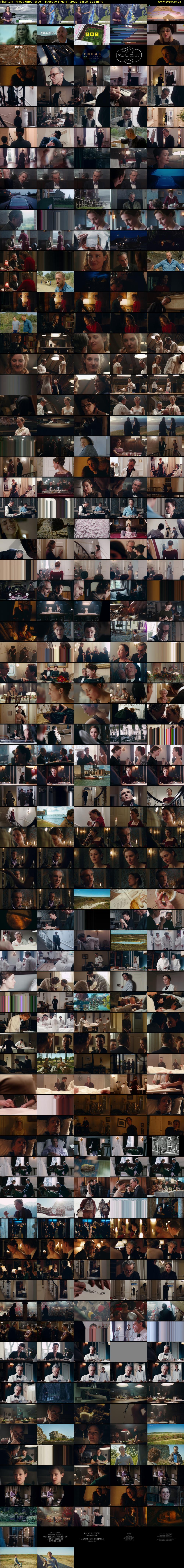 Phantom Thread (BBC TWO) Tuesday 8 March 2022 23:15 - 01:20