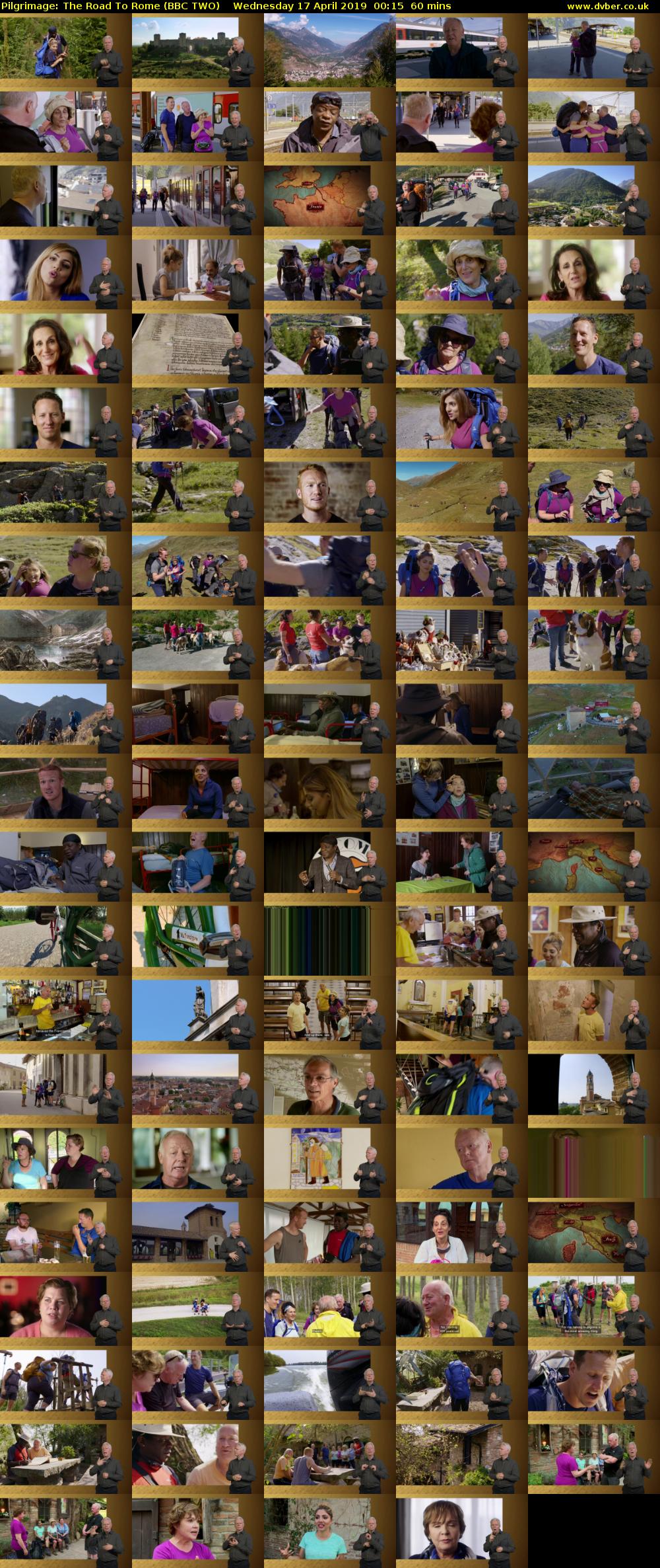 Pilgrimage: The Road To Rome (BBC TWO) Wednesday 17 April 2019 00:15 - 01:15