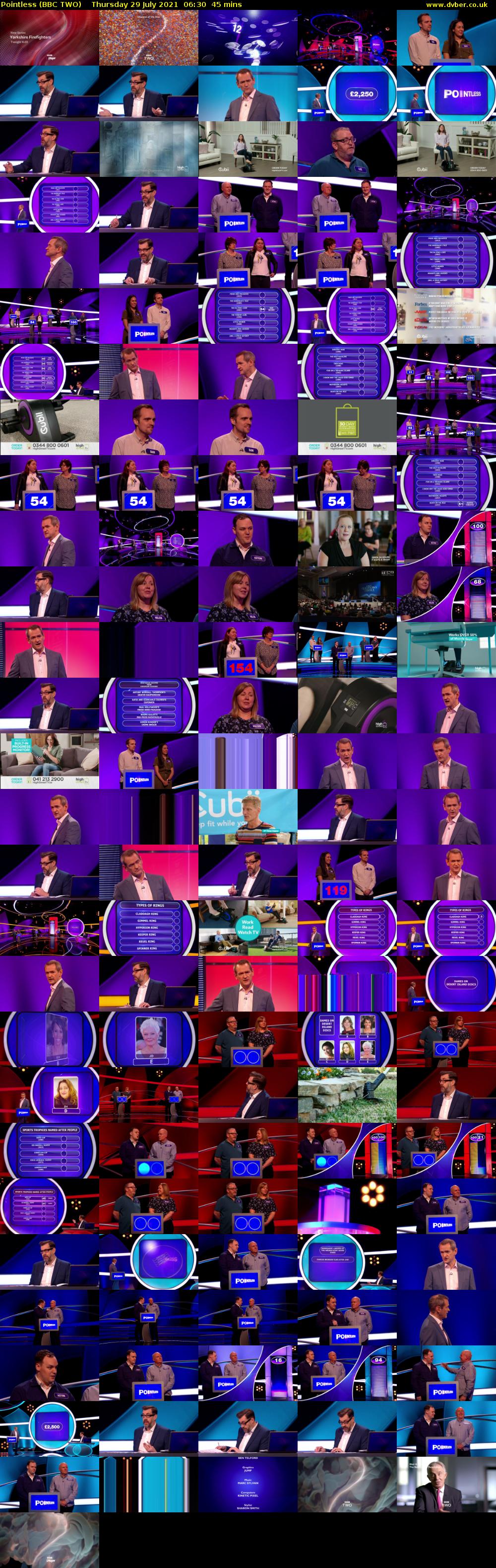 Pointless (BBC TWO) Thursday 29 July 2021 06:30 - 07:15