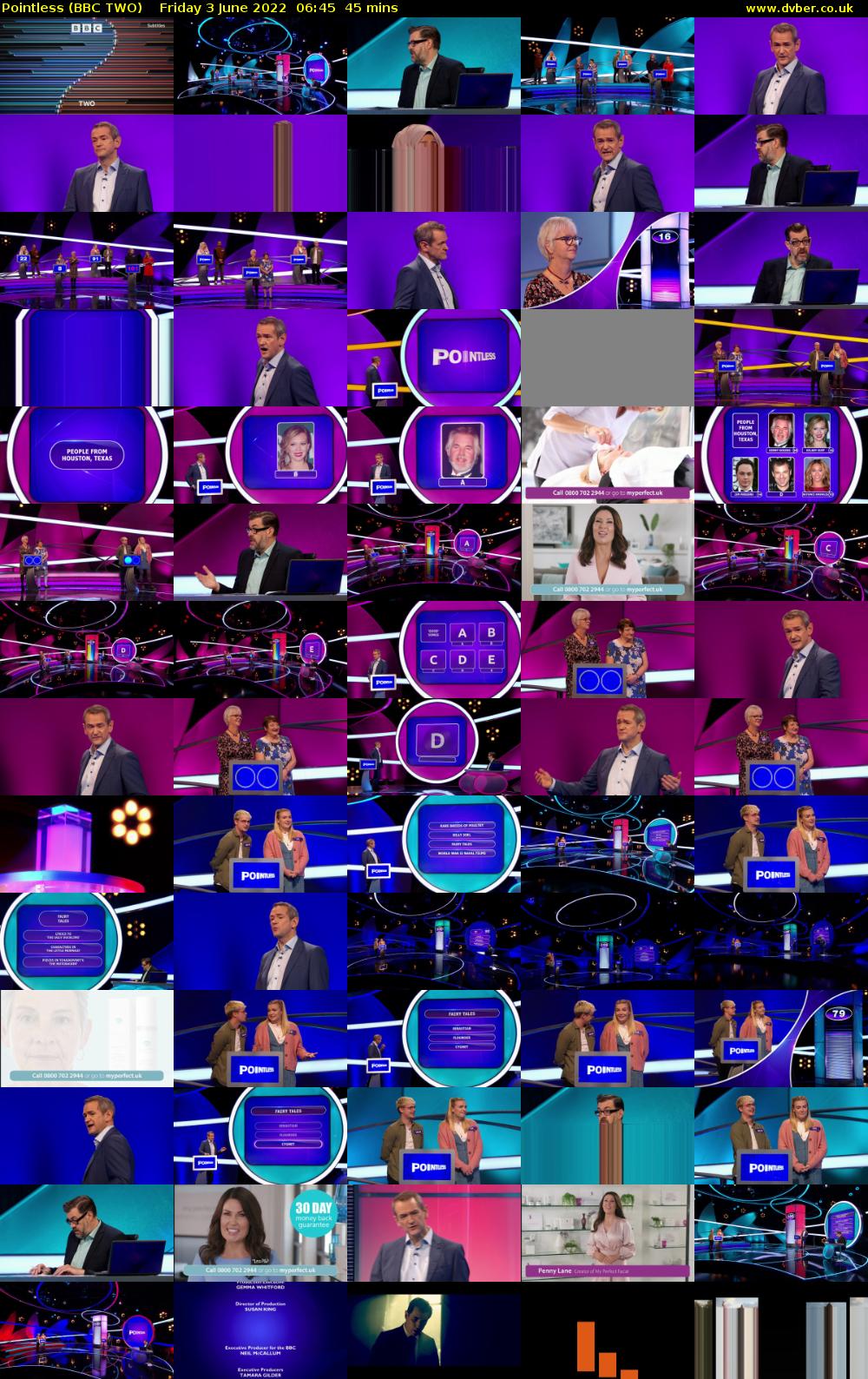 Pointless (BBC TWO) Friday 3 June 2022 06:45 - 07:30
