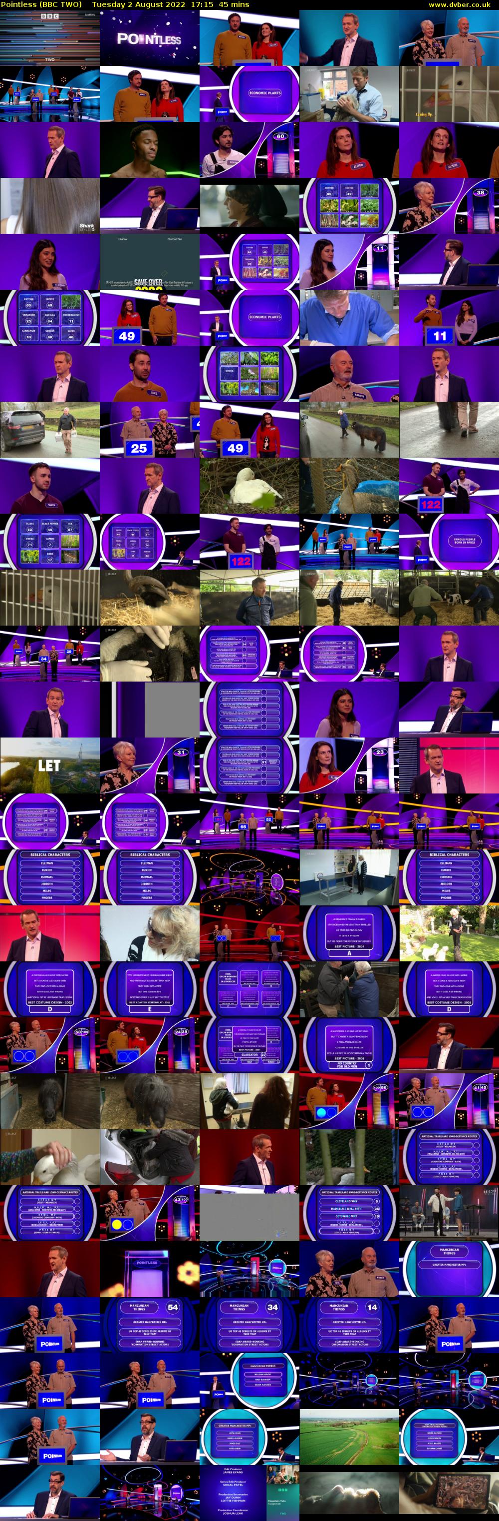 Pointless (BBC TWO) Tuesday 2 August 2022 17:15 - 18:00