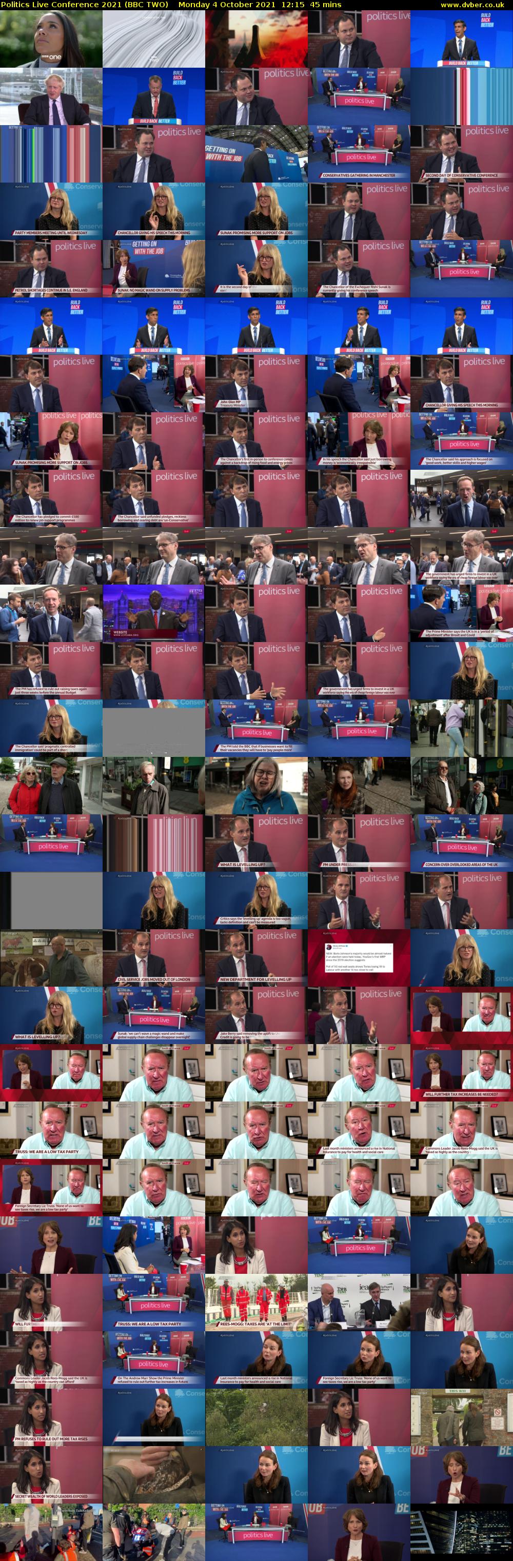 Politics Live Conference 2021 (BBC TWO) Monday 4 October 2021 12:15 - 13:00