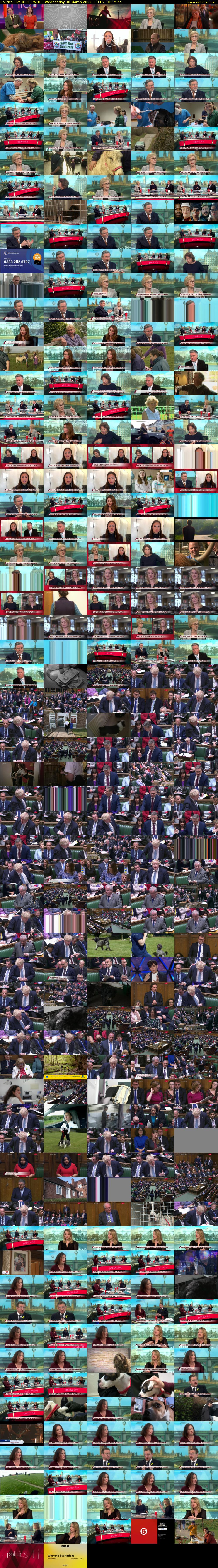 Politics Live (BBC TWO) Wednesday 30 March 2022 11:15 - 13:00