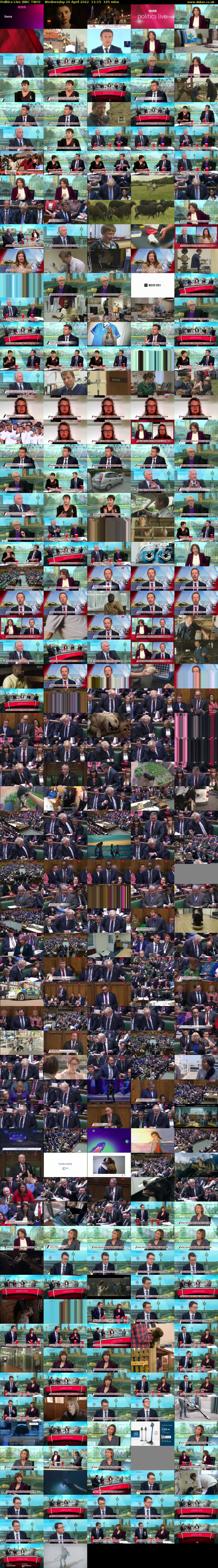 Politics Live (BBC TWO) Wednesday 20 April 2022 11:15 - 13:00