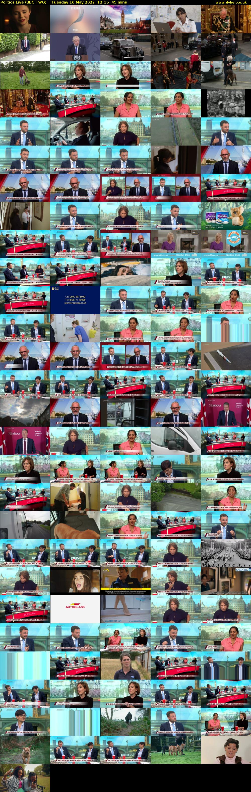 Politics Live (BBC TWO) Tuesday 10 May 2022 12:15 - 13:00