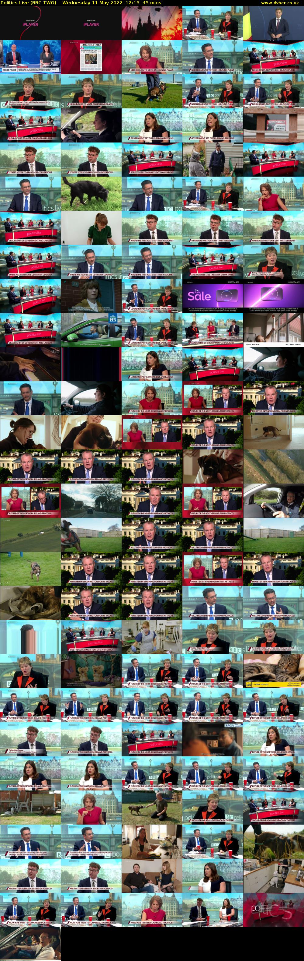 Politics Live (BBC TWO) Wednesday 11 May 2022 12:15 - 13:00