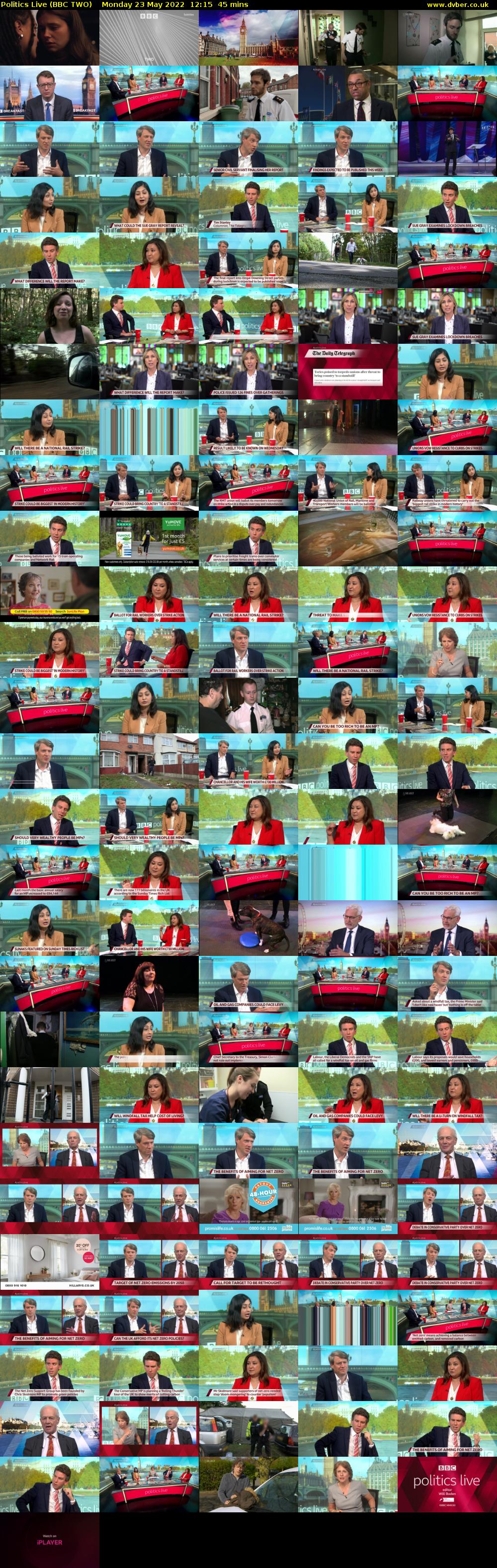Politics Live (BBC TWO) Monday 23 May 2022 12:15 - 13:00