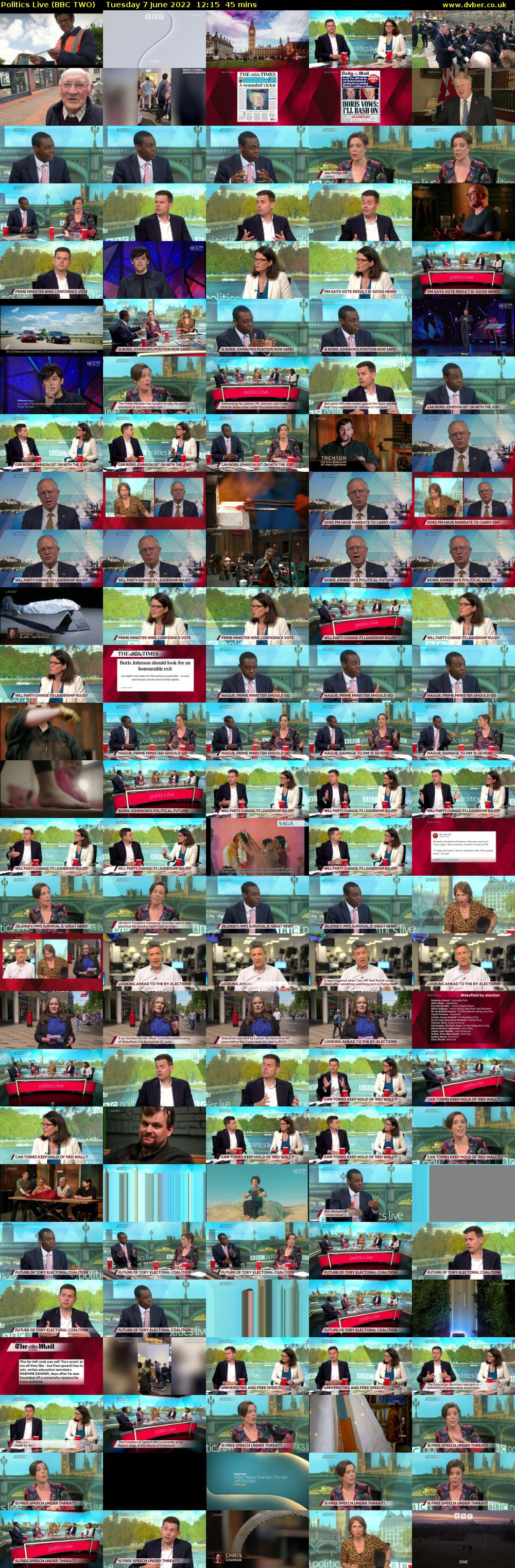 Politics Live (BBC TWO) Tuesday 7 June 2022 12:15 - 13:00