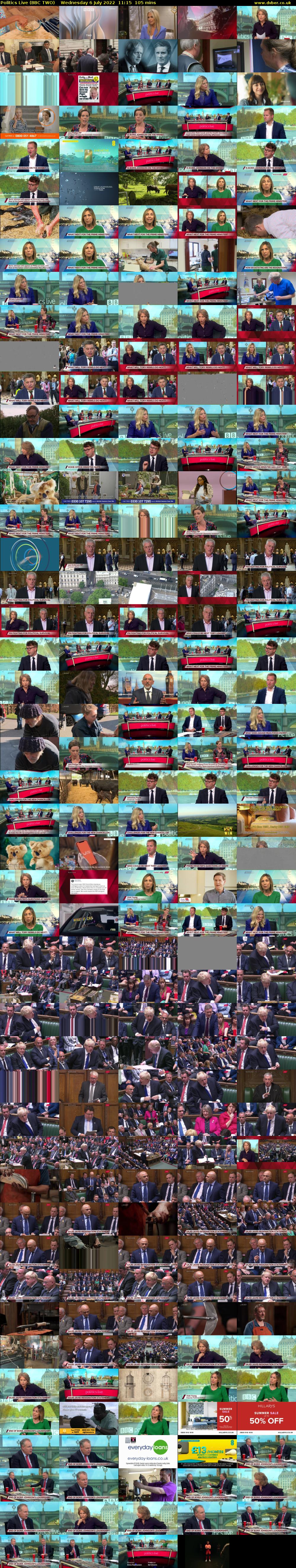 Politics Live (BBC TWO) Wednesday 6 July 2022 11:15 - 13:00
