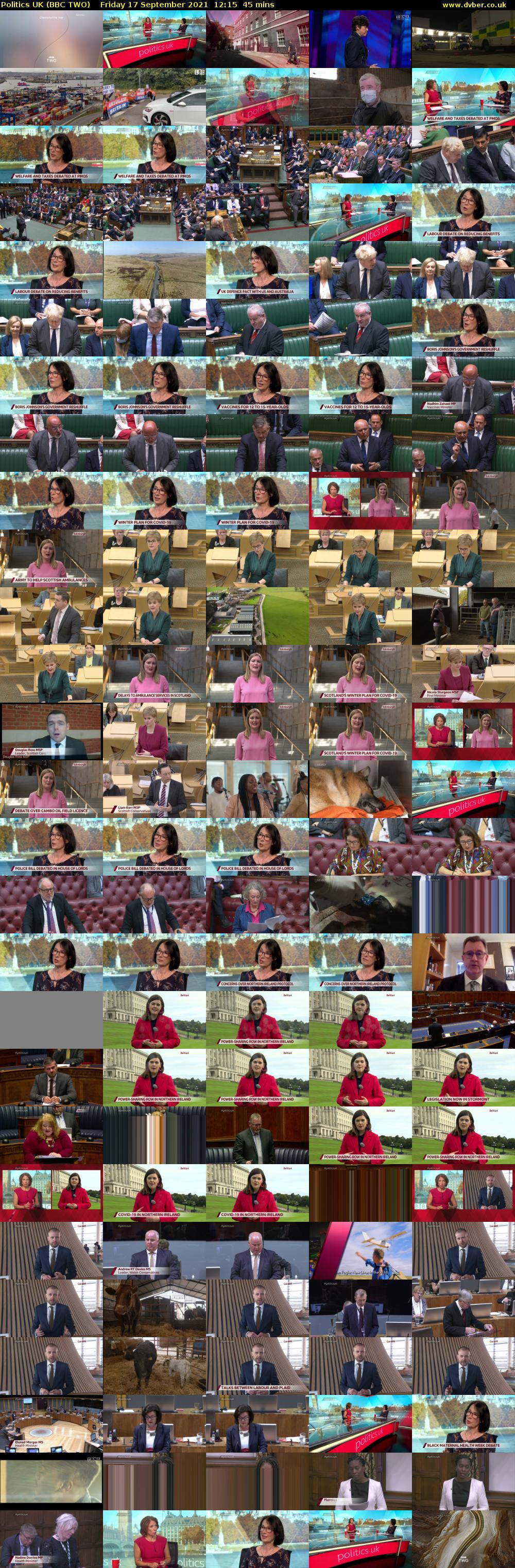 Politics UK (BBC TWO) Friday 17 September 2021 12:15 - 13:00