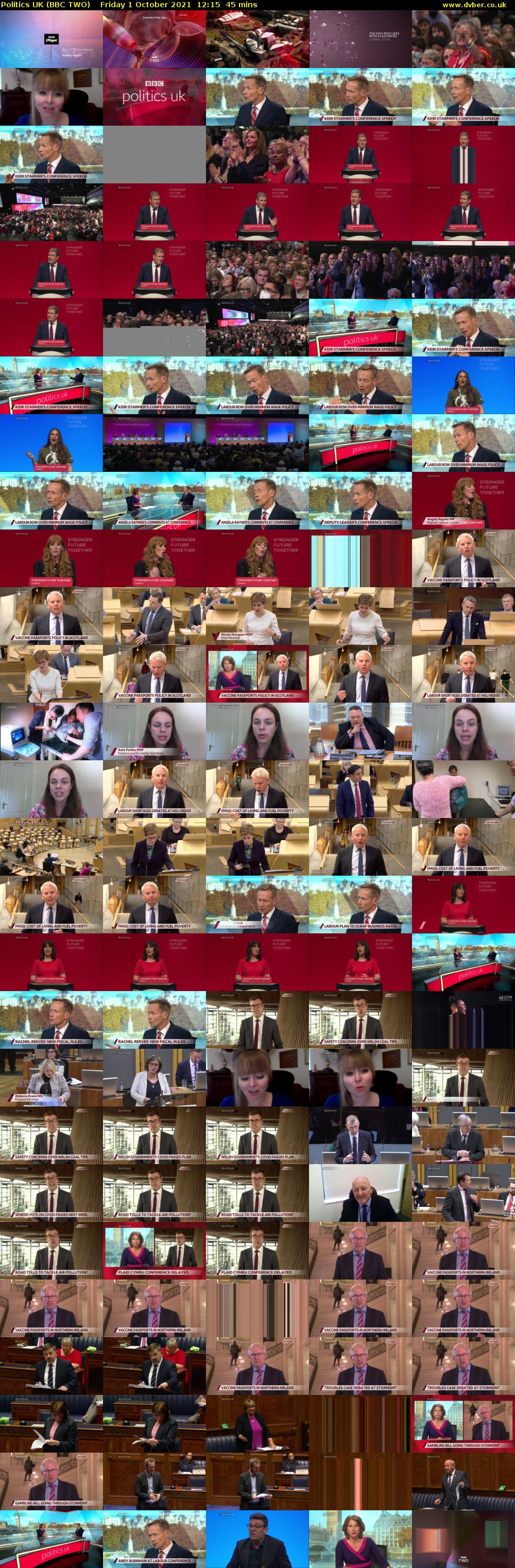Politics UK (BBC TWO) Friday 1 October 2021 12:15 - 13:00