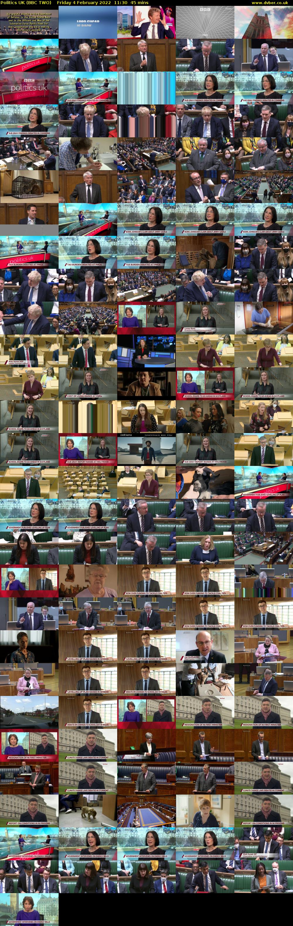Politics UK (BBC TWO) Friday 4 February 2022 11:30 - 12:15