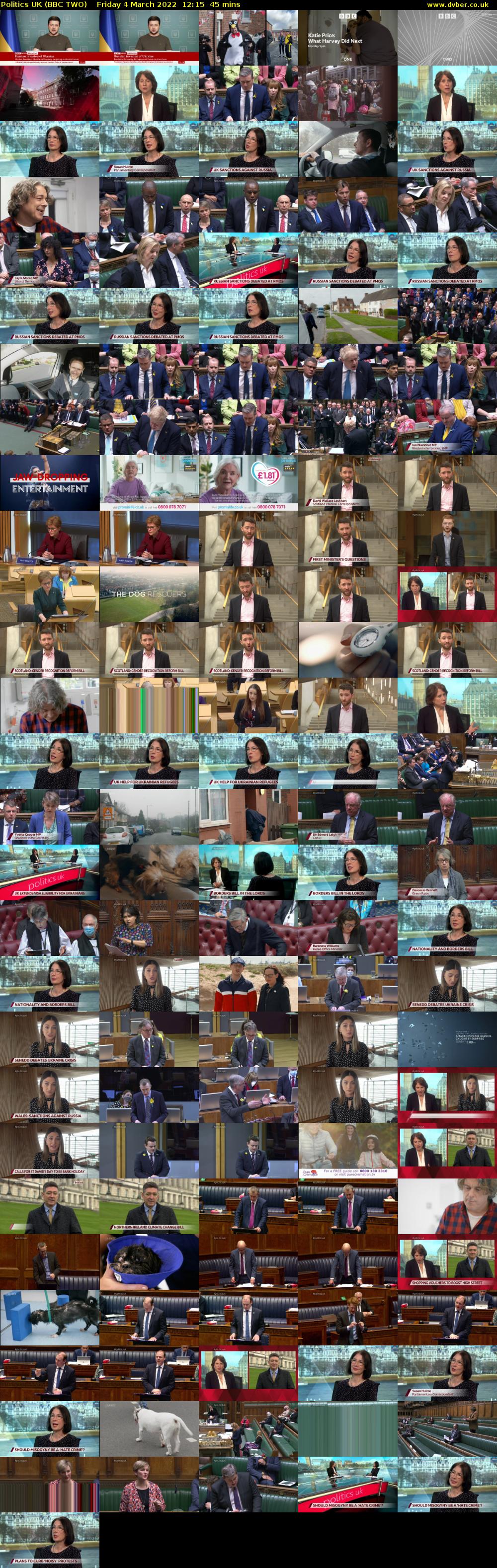 Politics UK (BBC TWO) Friday 4 March 2022 12:15 - 13:00