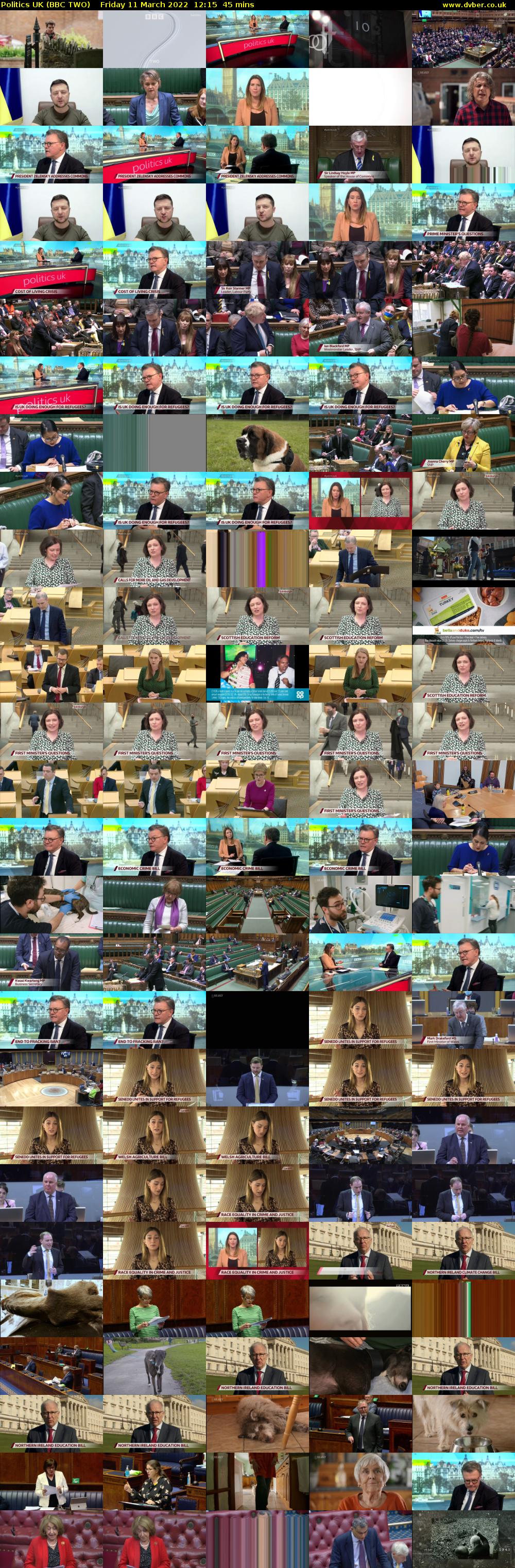 Politics UK (BBC TWO) Friday 11 March 2022 12:15 - 13:00