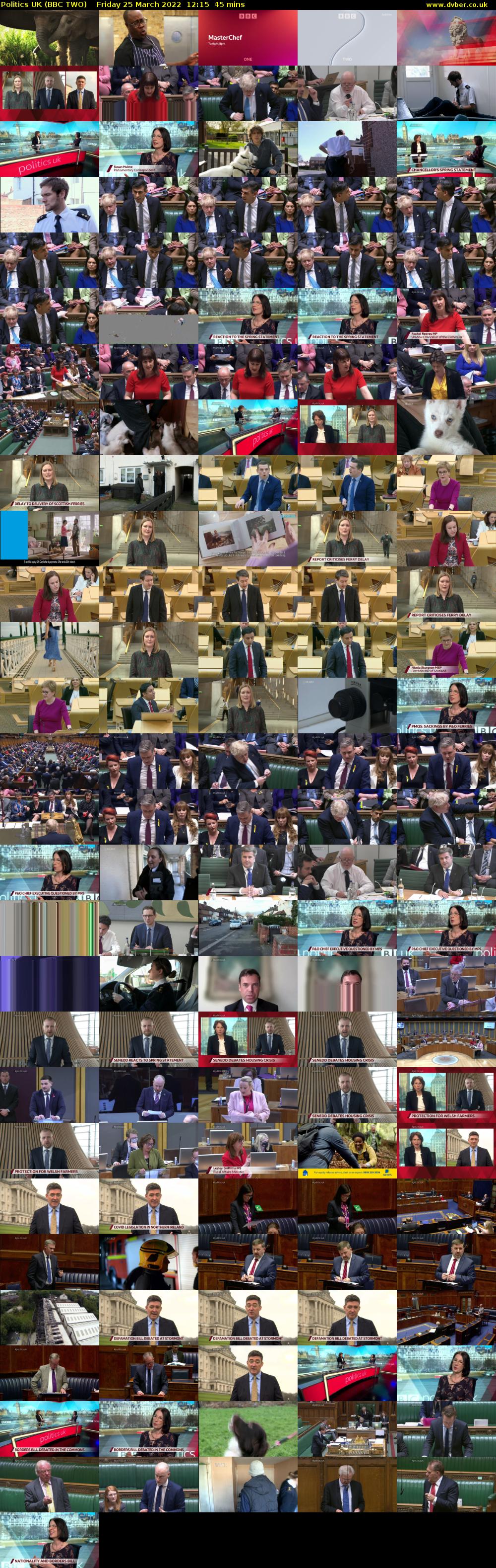 Politics UK (BBC TWO) Friday 25 March 2022 12:15 - 13:00