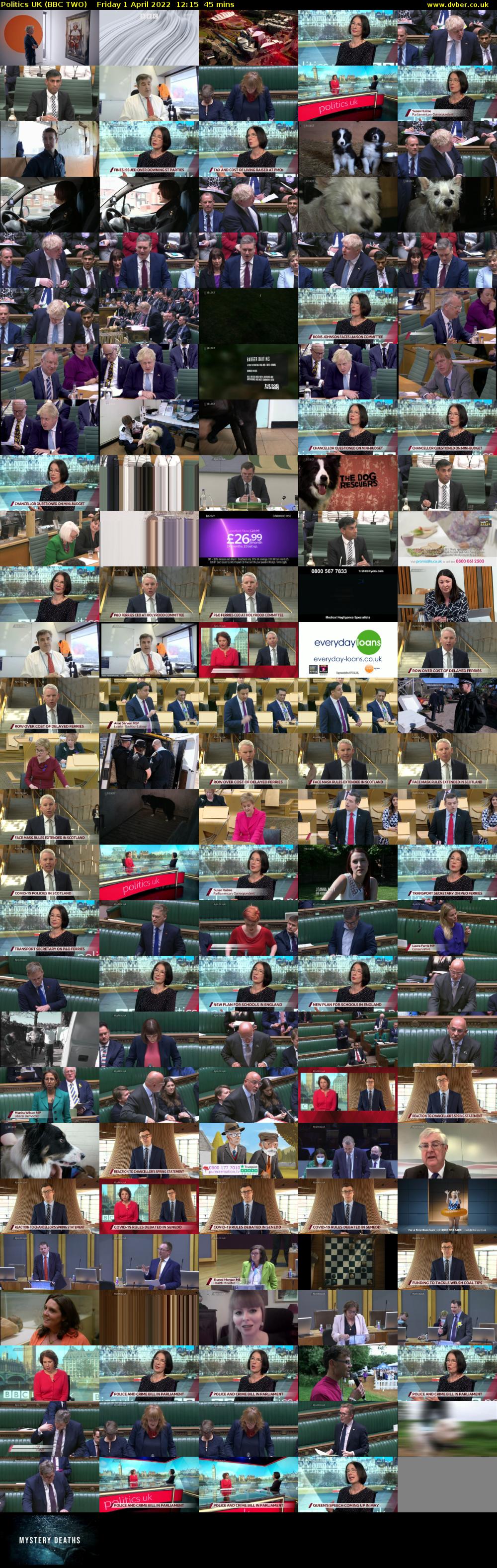 Politics UK (BBC TWO) Friday 1 April 2022 12:15 - 13:00