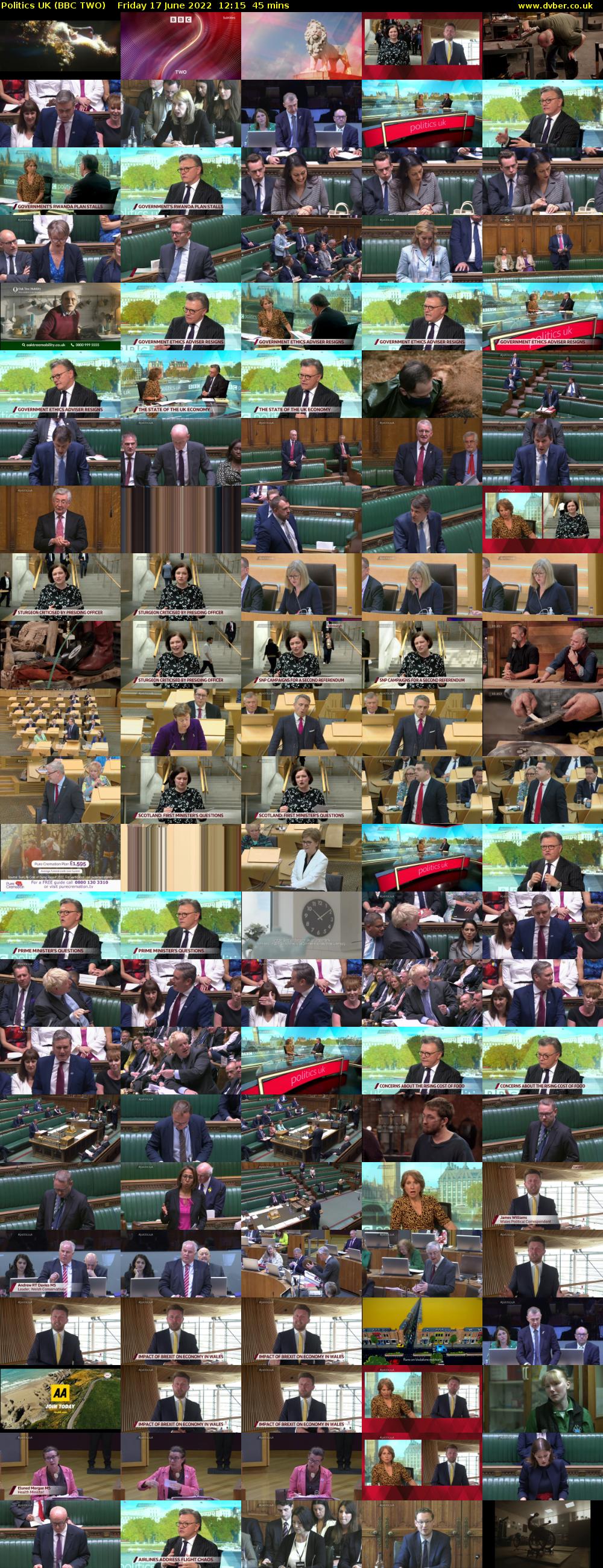 Politics UK (BBC TWO) Friday 17 June 2022 12:15 - 13:00