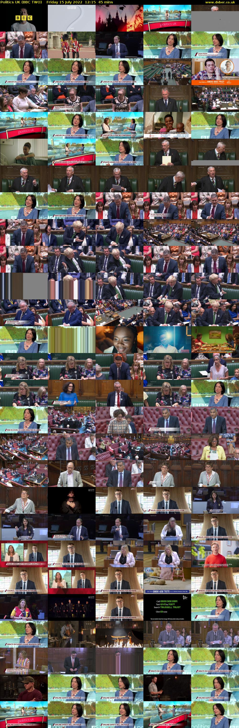 Politics UK (BBC TWO) Friday 15 July 2022 12:15 - 13:00