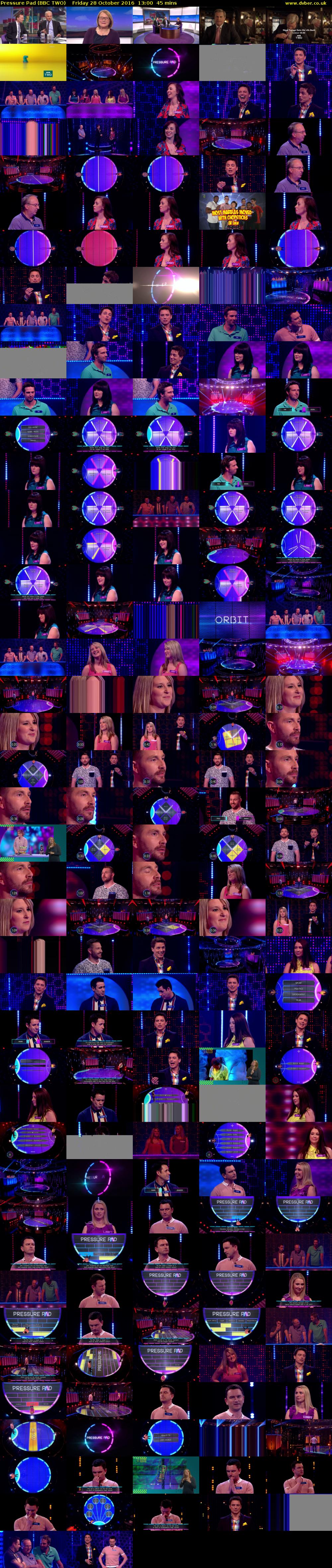 Pressure Pad (BBC TWO) Friday 28 October 2016 13:00 - 13:45